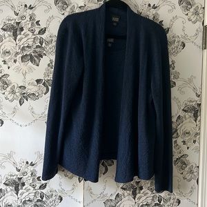 Eileen Fisher 100% Wool set PERFECT condition M tank, L cardi